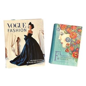 Vogue Fashion Book & Fairchilds Dictionary of Fashion Set of 2 Book Bundle